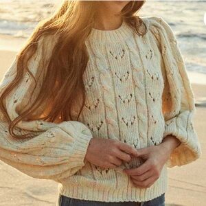 Doen tudor sweater in wintersunrise